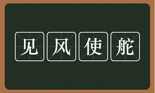 见风使舵的意思是什么_见风使舵的意思是什么贬义